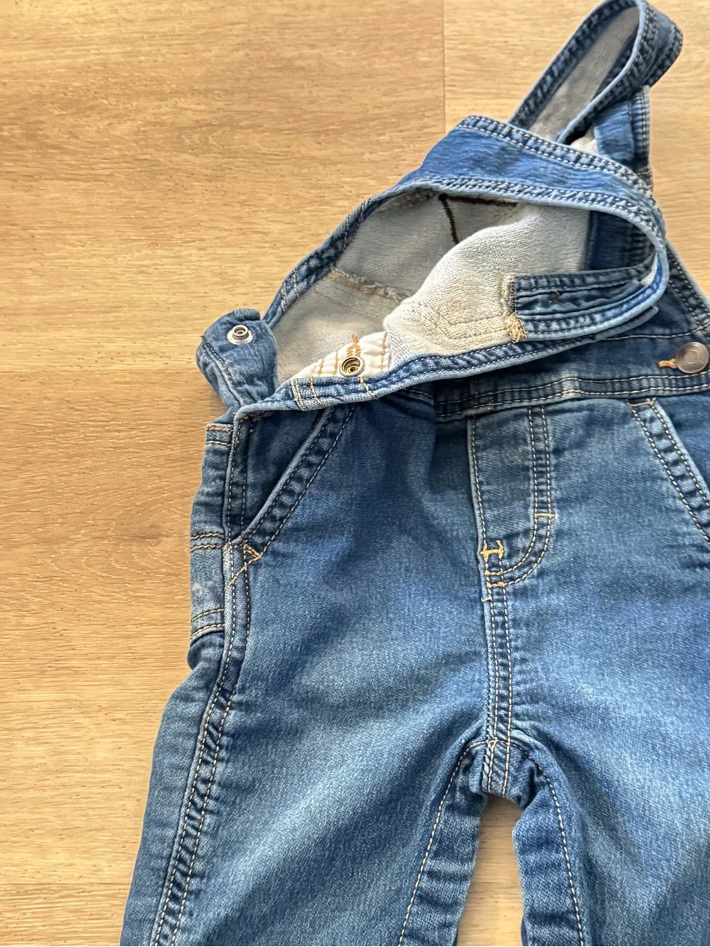 OshKosh B'gosh baby denim overalls- Size 18 Months